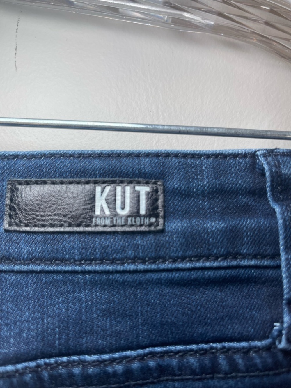 Kut from the Kloth Dark Blue High-Rise Skinny Jeans - Picture 6 of 9